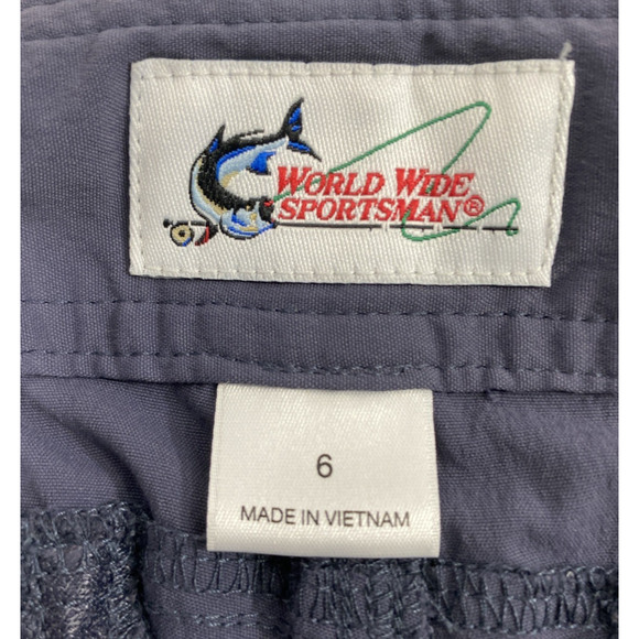 World Wide Sportsman Womens Size 6 Convertible Pants Gray‎ Outdoors Gorpcore - Picture 4 of 13